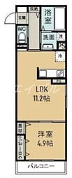 間取図画像 1LDK
