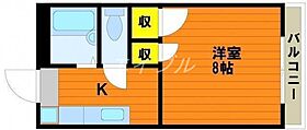 エスポアール北長瀬  ｜ 岡山県岡山市北区北長瀬表町3丁目（賃貸マンション1K・2階・23.10㎡） その2