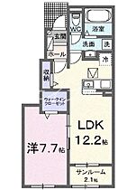 サンシャインヒルズIII　Ａ  ｜ 岡山県岡山市南区迫川（賃貸アパート1LDK・1階・50.14㎡） その2