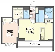 ディマーネII（ＢＥＬＳ認証・ＺＥＨ）  ｜ 岡山県倉敷市美和2丁目（賃貸マンション1LDK・3階・45.49㎡） その2