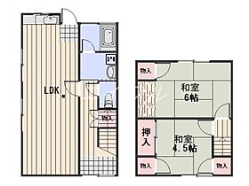 田中メゾネット  ｜ 岡山県岡山市北区田中（賃貸テラスハウス2LDK・1階・59.05㎡） その2