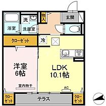 瀬戸内ハウジングII  ｜ 岡山県倉敷市日ノ出町1丁目2-13（賃貸アパート1LDK・1階・41.87㎡） その2