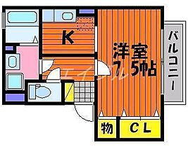 セジュール・ダンケ  ｜ 岡山県岡山市南区古新田（賃貸アパート1R・2階・30.40㎡） その2