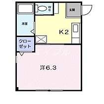 シティ大森  ｜ 岡山県岡山市北区今7丁目（賃貸アパート1K・1階・20.80㎡） その2