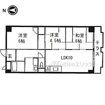 大阪府枚方市長尾元町7丁目（賃貸マンション3LDK・3階・61.60㎡） その2