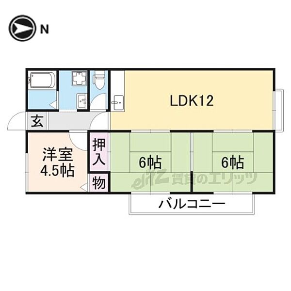 小西ハイツ 203｜大阪府枚方市渚本町(賃貸アパート3LDK・2階・60.28㎡)の写真 その1