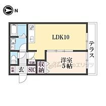 フィオーレ牧野 101 ｜ 大阪府枚方市牧野本町1丁目（賃貸アパート1LDK・1階・37.30㎡） その2