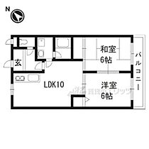 サンライズ・マゼミ 105 ｜ 大阪府交野市星田6丁目（賃貸マンション2LDK・1階・51.30㎡） その2