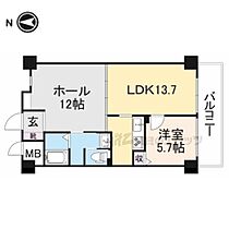 グリュックメゾン西大寺 203 ｜ 奈良県奈良市西大寺北町1丁目（賃貸マンション1LDK・2階・60.43㎡） その2