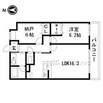 大阪府枚方市楠葉野田2丁目（賃貸マンション1LDK・1階・64.54㎡） その2