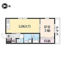 大阪府枚方市招提元町4丁目（賃貸アパート1LDK・1階・36.85㎡） その2