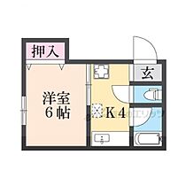 田代マンション 303 ｜ 大阪府交野市私市１丁目（賃貸マンション1K・3階・23.20㎡） その1