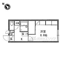 レオパレスプランタン四番館 205 ｜ 大阪府枚方市津田東町1丁目（賃貸アパート1K・2階・23.18㎡） その2