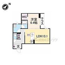 奈良県奈良市学園北一丁目（賃貸マンション1LDK・1階・52.19㎡） その2