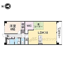 Osaka Metro中央線 長田駅 徒歩9分の賃貸マンション 2階1LDKの間取り