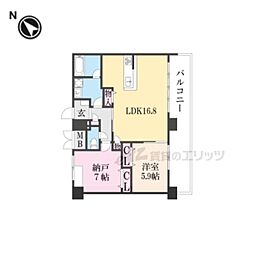 ベロフィオーレ宮之阪 2LDKの間取図画像