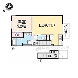 アネックス中央 1LDKの間取図画像