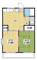 東京都日野市南平3丁目5-3（賃貸アパート2DK・2階・38.00㎡） その2