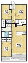 東京都日野市豊田3丁目31-39（賃貸マンション3LDK・3階・67.19㎡） その2