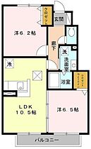 東京都日野市新町5丁目25-10（賃貸アパート2LDK・1階・54.48㎡） その2