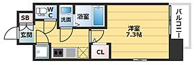 レジュールアッシュ福島CUEZ  ｜ 大阪府大阪市福島区吉野4丁目26-21（賃貸マンション1K・10階・24.06㎡） その2