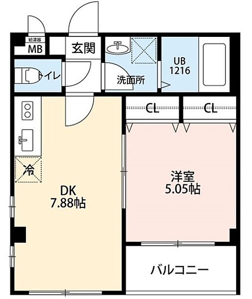 アンプルールBONNE ｜埼玉県川口市大字里(賃貸アパート1LDK・3階・30.78㎡)の写真 その6