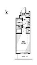 プレールドゥーク西川口  ｜ 埼玉県川口市西川口1丁目（賃貸マンション1K・3階・22.80㎡） その2