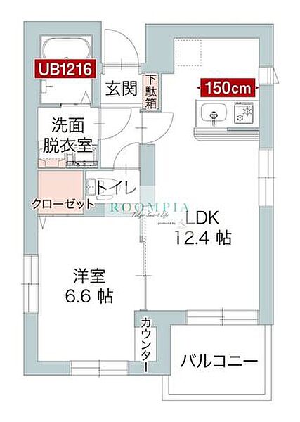 アオテラス目黒 301｜東京都目黒区目黒本町５丁目(賃貸マンション1LDK・3階・42.84㎡)の写真 その2