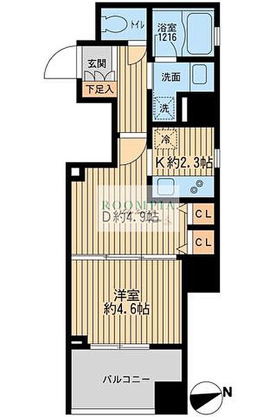 クリオ戸越銀座壱番館 303｜東京都品川区平塚１丁目(賃貸マンション1DK・3階・33.00㎡)の写真 その2