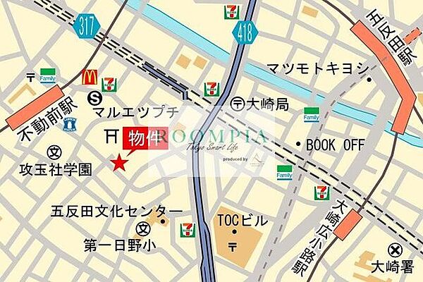 ASTILE目黒不動前  401 401｜東京都品川区西五反田５丁目(賃貸マンション1LDK・4階・49.78㎡)の写真 その3