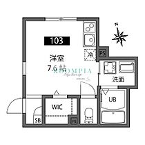 リバティヒル奥沢 103 ｜ 東京都世田谷区奥沢８丁目35-9（賃貸アパート1R・1階・23.26㎡） その2