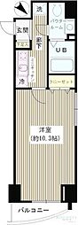 エスペラル池袋 1Kの間取図画像