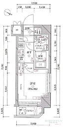 ARTESSIMOFRAN 1Kの間取図画像