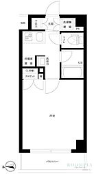 ルーブル高田馬場参番館 1Kの間取図画像