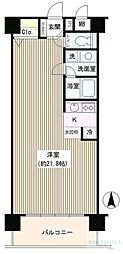 コアシティ中野坂上 1Kの間取図画像