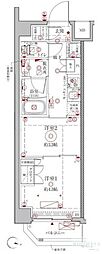 クレイシアIDZ幡ヶ谷 2Kの間取図画像