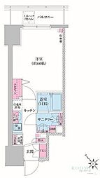 RESIDIA荻窪3 ワンルームの間取図画像
