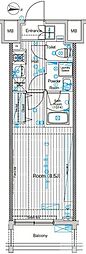 ブライズ方南町 1Kの間取図画像