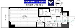 グランドコンシェルジュ池袋本町イースト 1Kの間取図画像