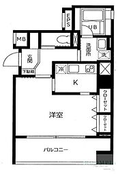 ダイナ大島 1Kの間取図画像