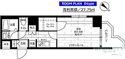 ステージファーストお茶の水女子大前 1Kの間取図画像