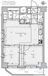 MAKESDESIGN蔵前 2LDKの間取図画像