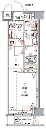 クレヴィスタ豊洲ベイサイド 1Kの間取図画像