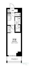 クレヴィスタ門前仲町グラン 1Kの間取図画像