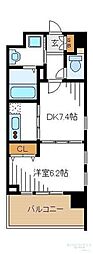アバンセ 1DKの間取図画像