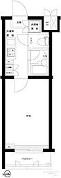 ルーブル中野弥生町 1Kの間取図画像