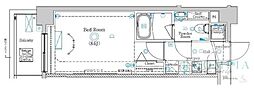 ラフィスタ板橋本町 1Kの間取図画像