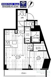 ステージグランデときわ台アジールコート 1LDKの間取図画像