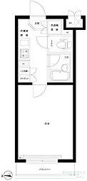 ルーブル練馬参番館 1Kの間取図画像