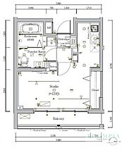 スカイコートグレース中野哲学堂 105 ｜ 東京都中野区松が丘２丁目25-5（賃貸マンション1R・1階・35.13㎡） その2